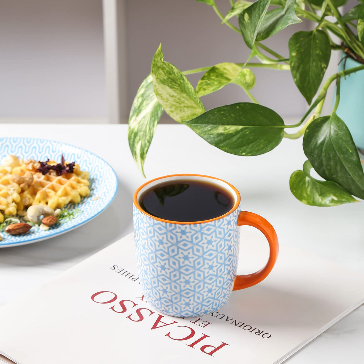 Selamica mugs are dishwasher and microwave safe for easy cleanup.