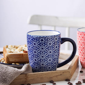 Selamica packaged mug set on display for a tidy kitchen aesthetic.
