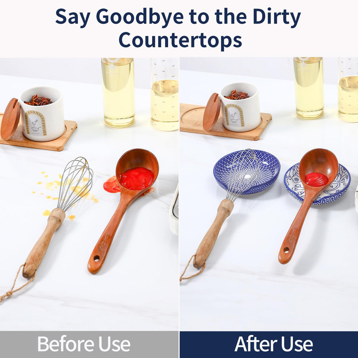 Selamica spoon rest set makes a thoughtful gift for home cooks and entertaining.