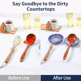 Selamica spoon rest set makes a thoughtful gift for home cooks and entertaining.