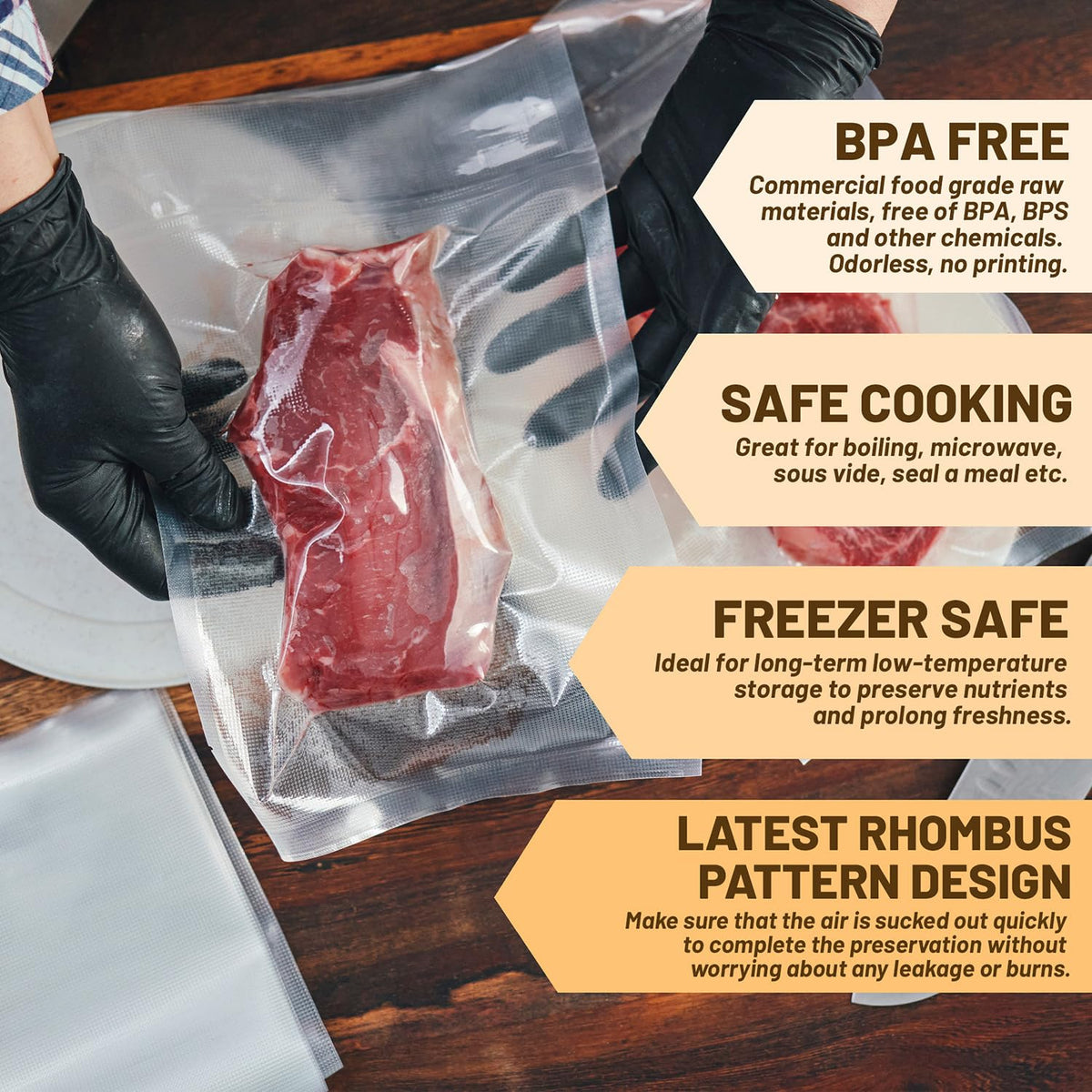 Selefrecos airtight bags extend freshness and reduce waste during storage