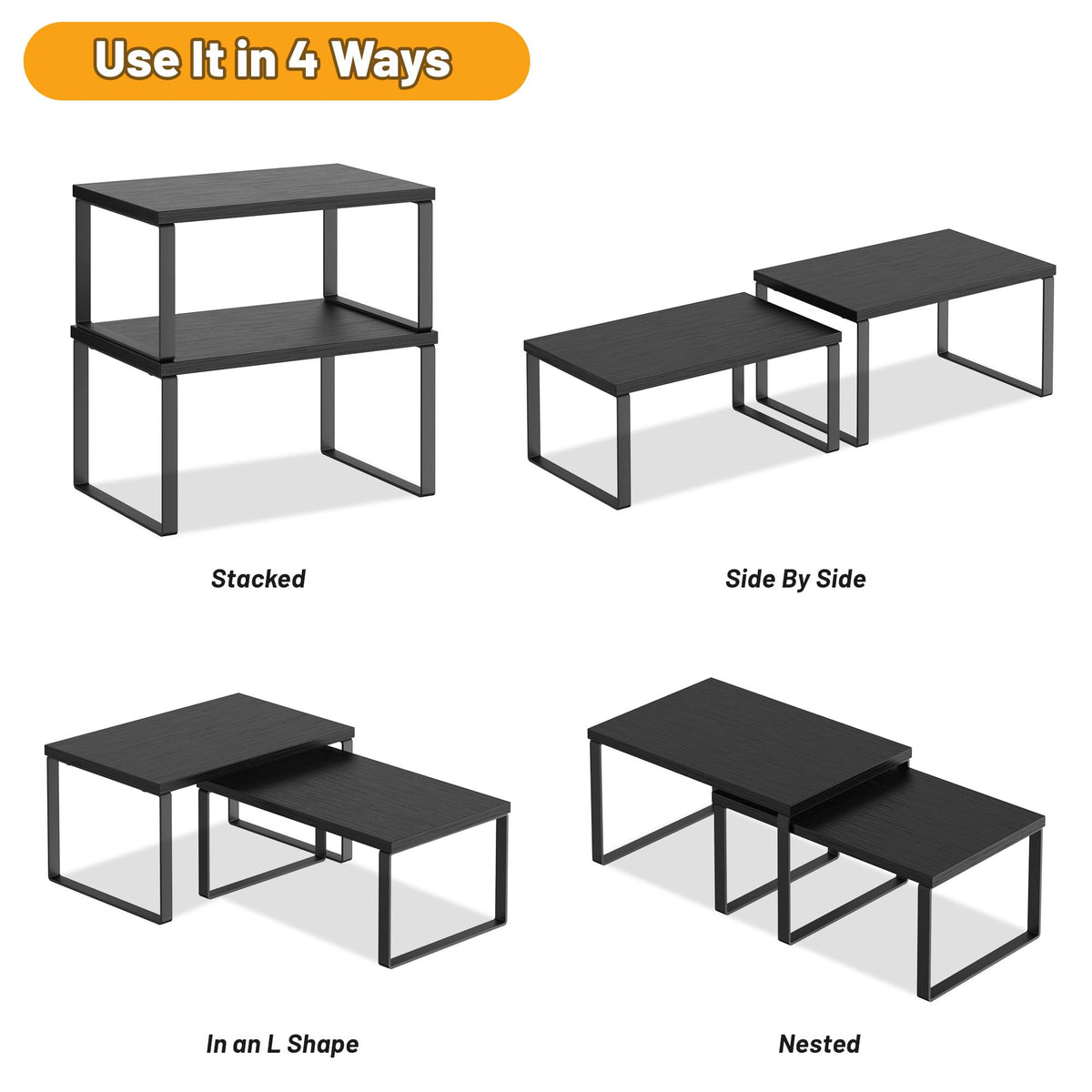 Selefrecos versatile storage shelves suitable for bathroom or office spaces