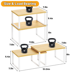 Selefrecos wooden cabinet organizer blends warm eco-friendly aesthetics.