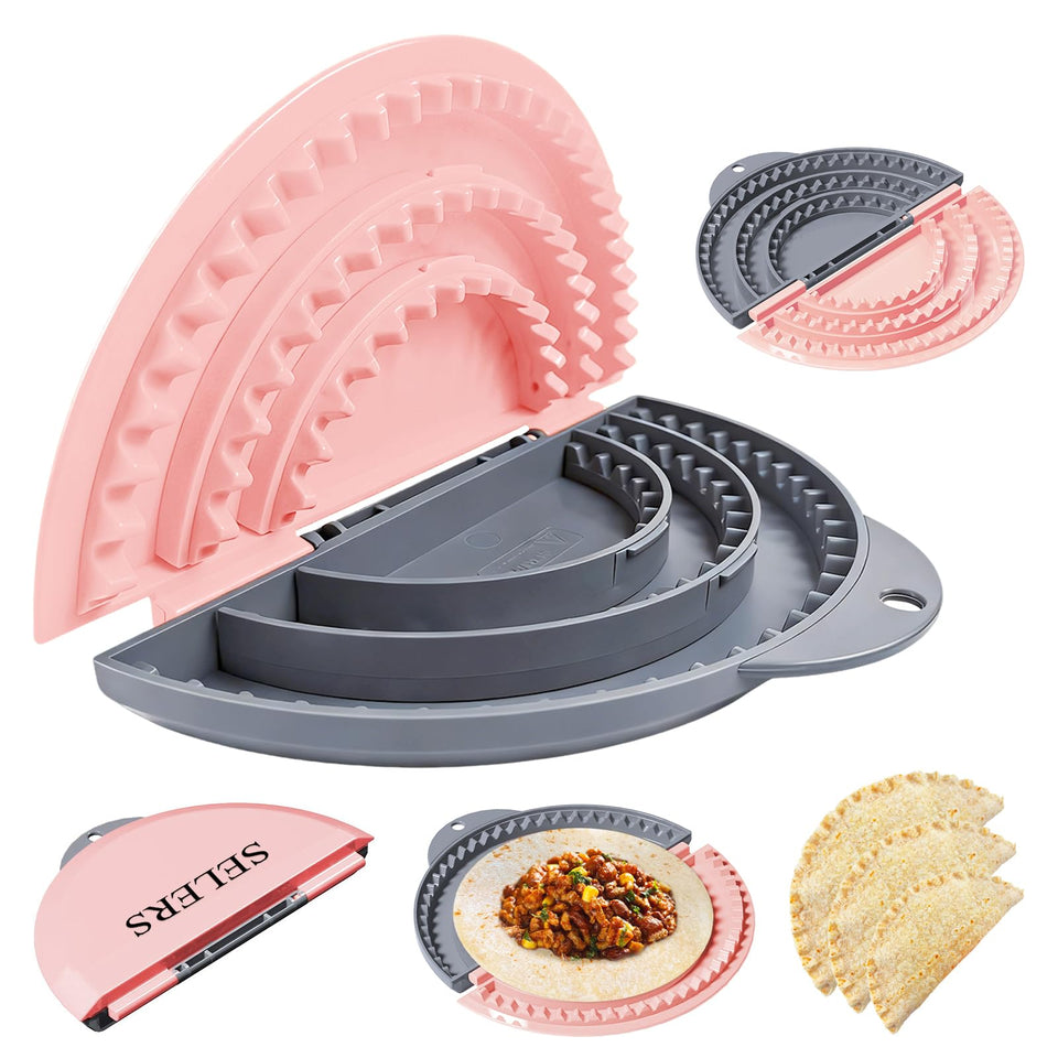 SELERS tortilla sealer with wave design for stable sealing and appealing edges