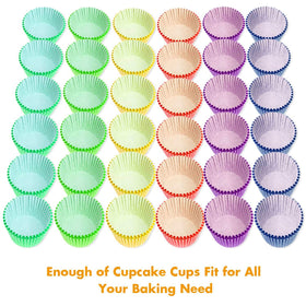 Selizo cupcake liners green provide vibrant treats with easy sorting