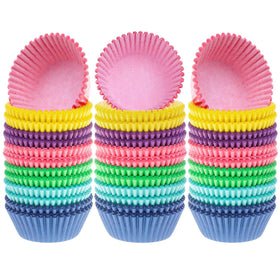 Selizo cupcake liners pink for festive cupcakes and muffins