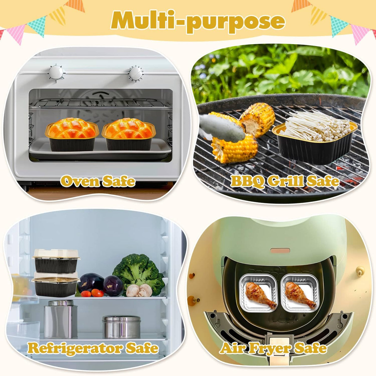 Selizo party-ready baking pans for gifts and celebrations.