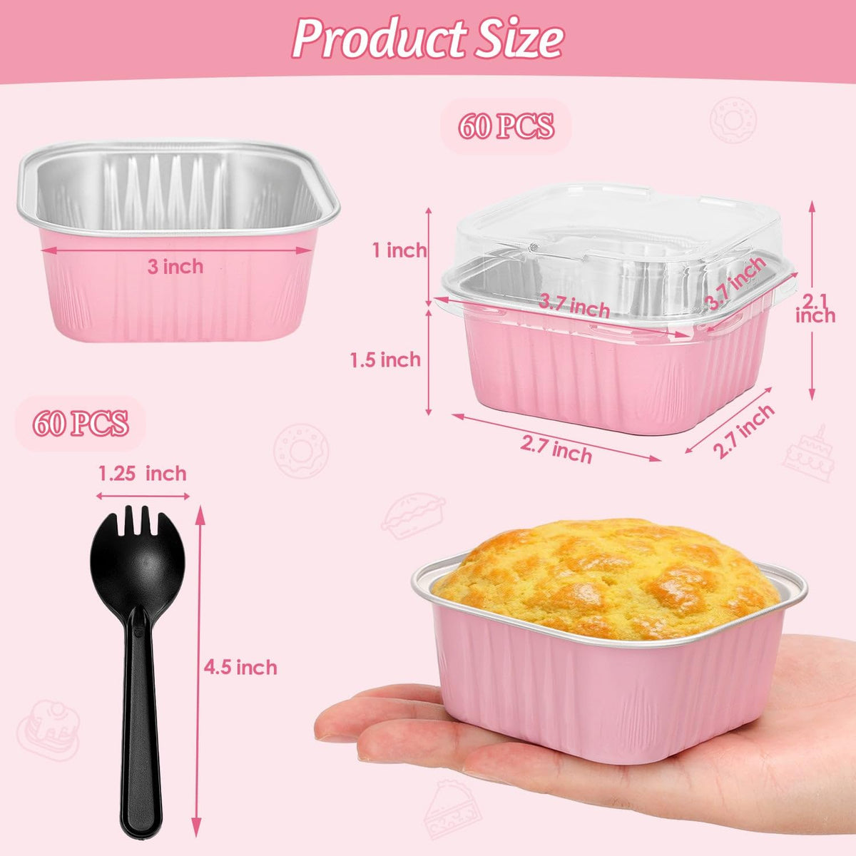 Selizo disposable pans designed for oven use and quick cleanup after events.