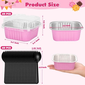 Selizo pink mini cake pans add festive appeal to celebrations.