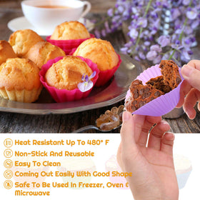 Selizo easy-release silicone liners help remove baked goods cleanly.