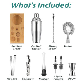 Semderm 24oz stainless steel shaker for professional-style cocktails at home