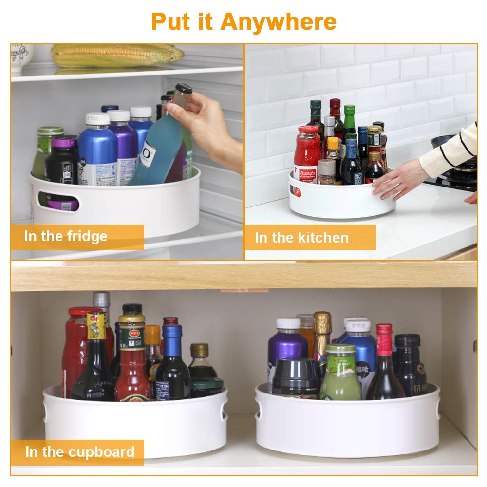 Semlos under-sink organizer neatly holds cleaning supplies