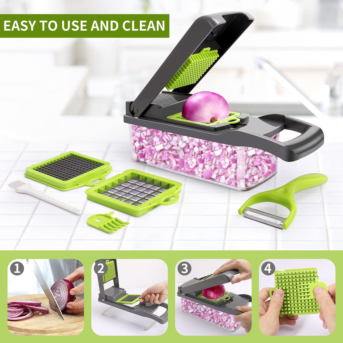 Senbowe onion-dicing setup speeds prep for recipes.