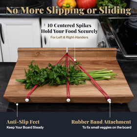 SENDAR's rear fence prevents spills while you scoop with one hand.