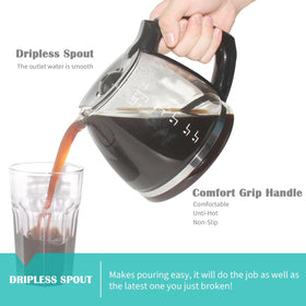 Sendextra carafe features a comfortable grip and precise pour.