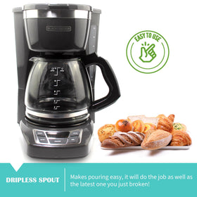 Sendextra carafe is dishwasher-safe for quick cleanup.