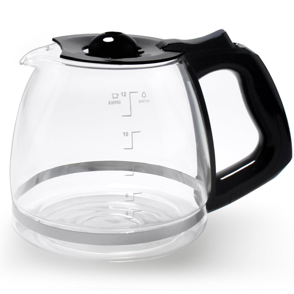 Sendextra 12-Cup Carafe with adjustable lid height fits many Black & Decker models.
