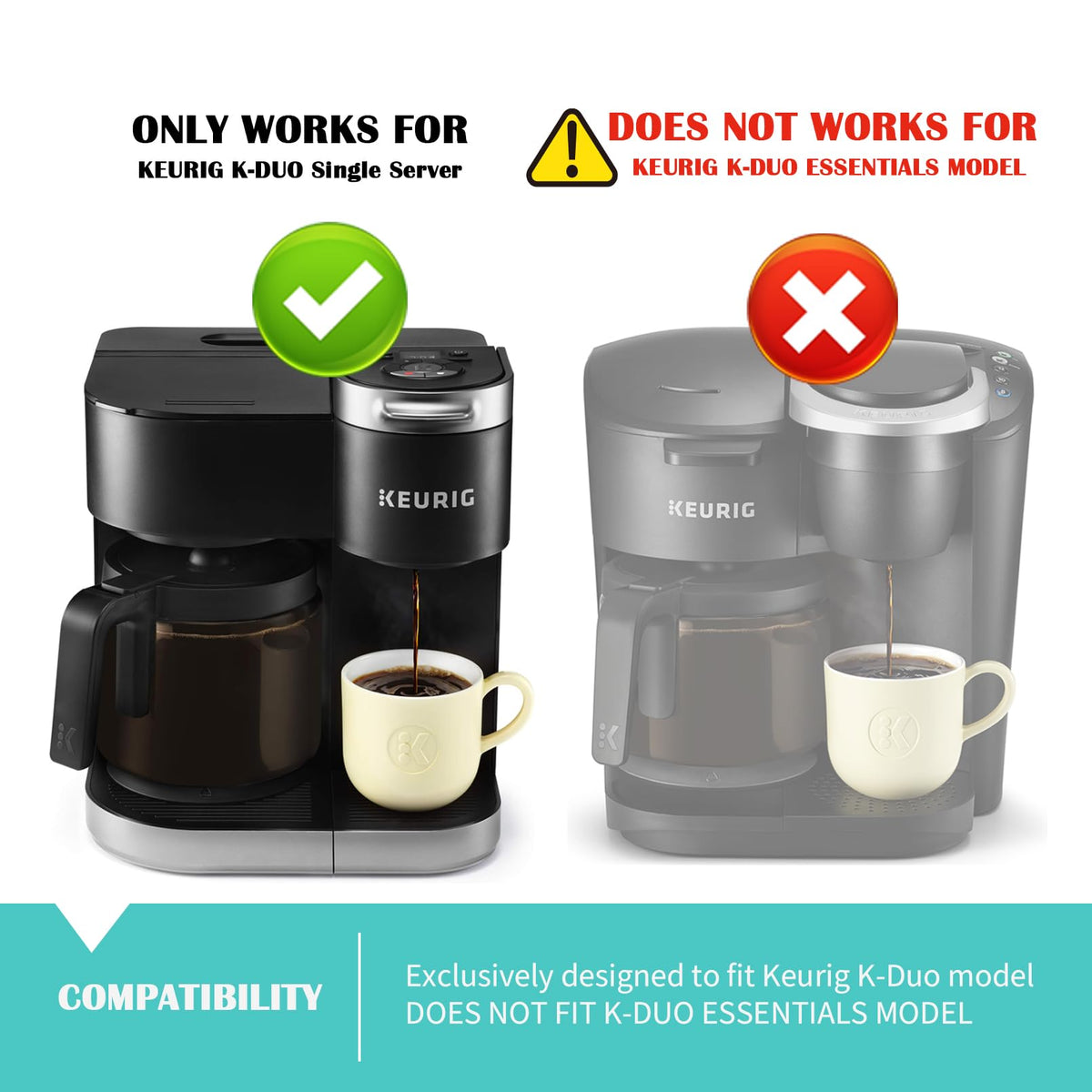 Sendextra borosilicate glass carafe handle provides a comfortable grip
