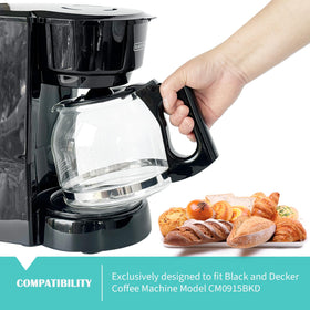 Sendextra clear glass carafe ideal for home or office use.