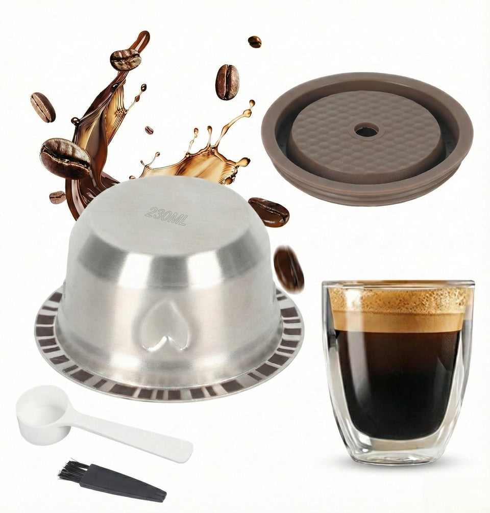 Sendoger Heart Design 230ml capsule for Vertuo brew with rich crema
