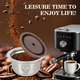 Sendoger Heart Design precision-filter delivers smooth crema reliably