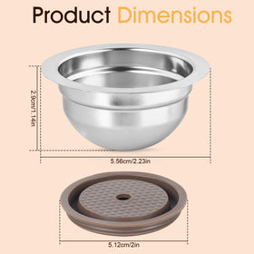 Sendoger silicone lid seal prevents leaks and preserves crema