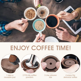 Sendoger BPA-free, dishwasher-safe cups and lids for easy cleanup.