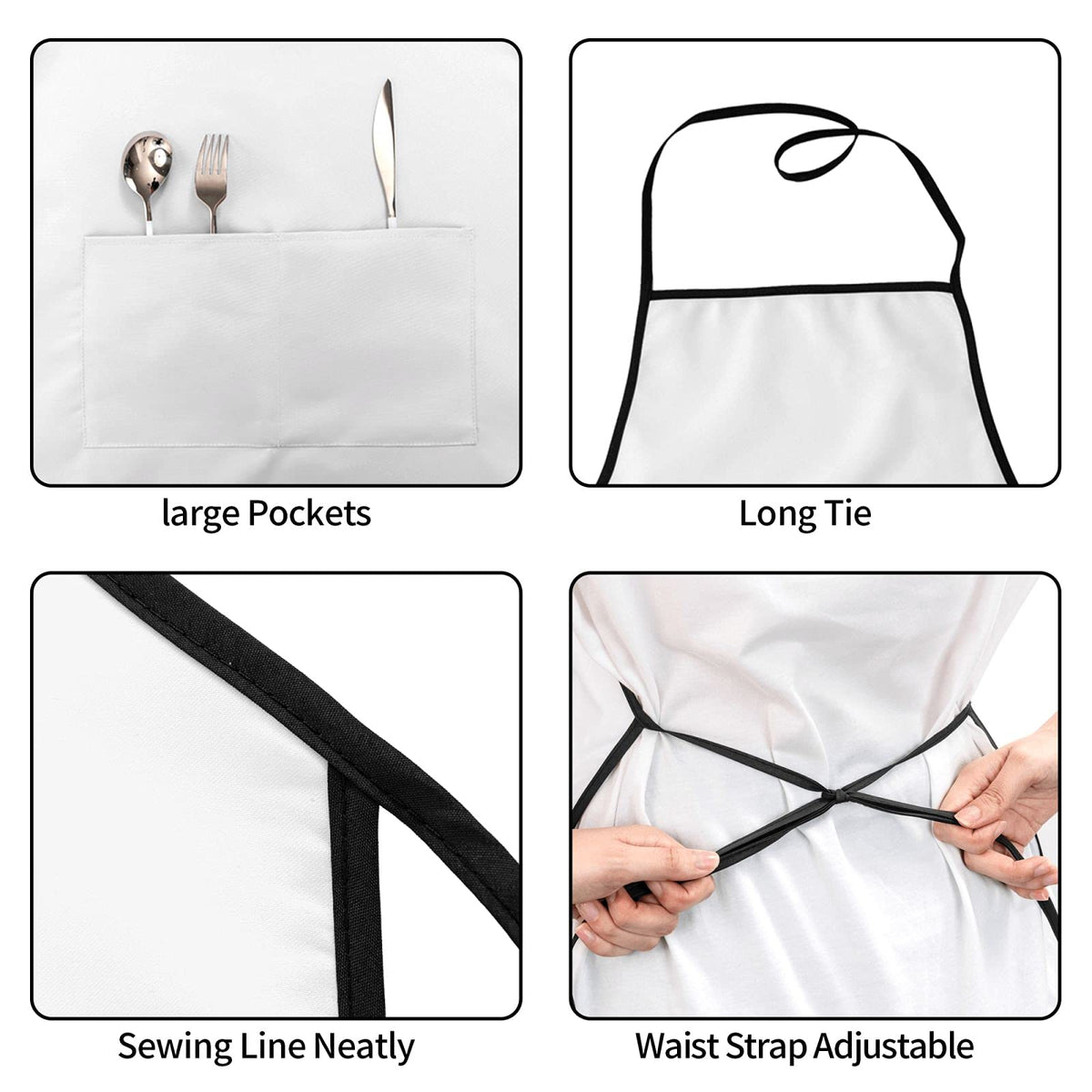 Senheol apron is machine-washable for easy cleanup after activities