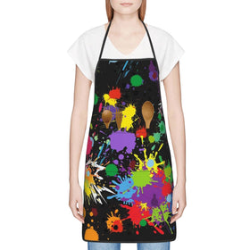 Senheol colorf ul painting apron with two pockets keeps brushes and tools handy