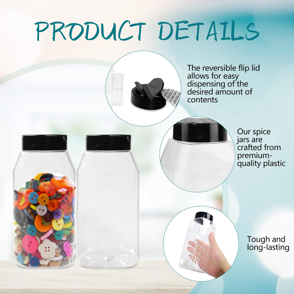 SENONAPO removable internal seal preserves freshness