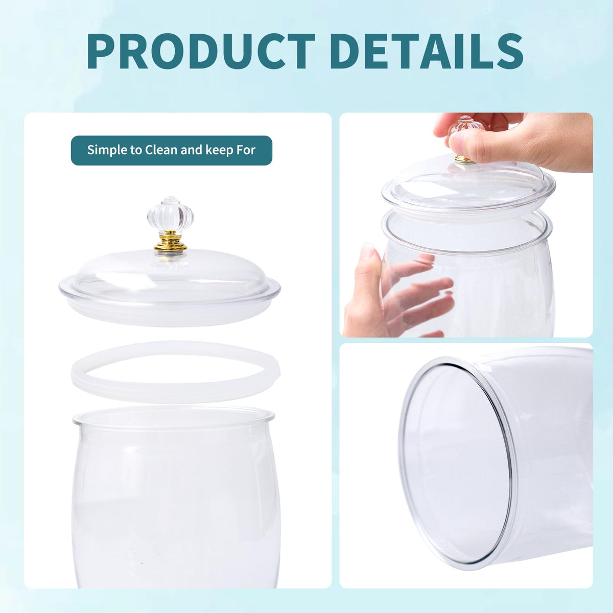 Senonapo included spoons allow clean serving and portion control