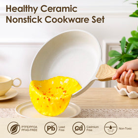Sensarte 10-inch crepe pan perfect for delicate batter and quick cleanup