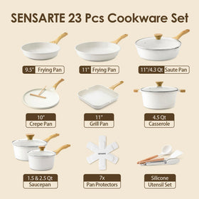 Sensarte 11-inch frying pan ideal for even heat and everyday searing