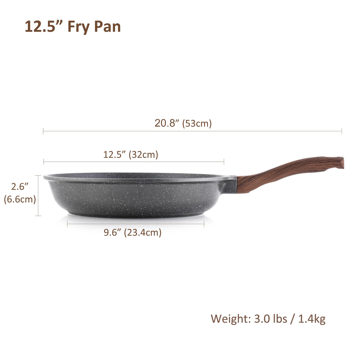 SENSARTE pan in kitchen setting highlighting durable Swiss coating for reliable release.
