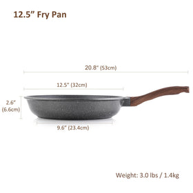 SENSARTE pan in kitchen setting highlighting durable Swiss coating for reliable release.