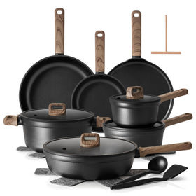SENSARTE 20pcs nonstick cookware set overview for easy meals.