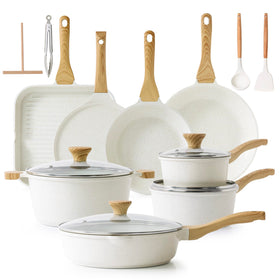 Sensarte 9.5-inch frying pan with ceramic nonstick for easy cooking with less oil