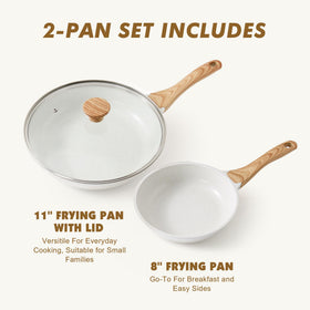 Close-up of Sensarte ceramic nonstick coating for smooth release