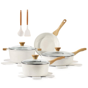 SENSARTE ceramic nonstick frypan 9.5 inch with easy release for weeknight meals.