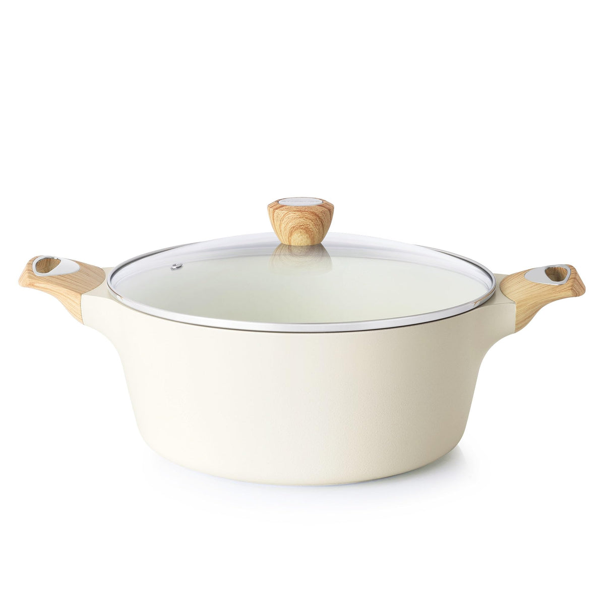 SENSARTE 2.6qt stockpot with lid for healthy meals