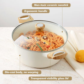 SENSARTE stockpot designed for easy cleaning after cooking.