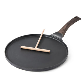 SENSARTE crepe pan 12-inch top view for even browning