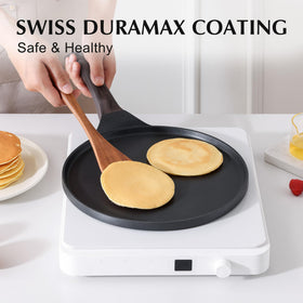 SENSARTE crepe pan stay cool handle ensures safe flipping
