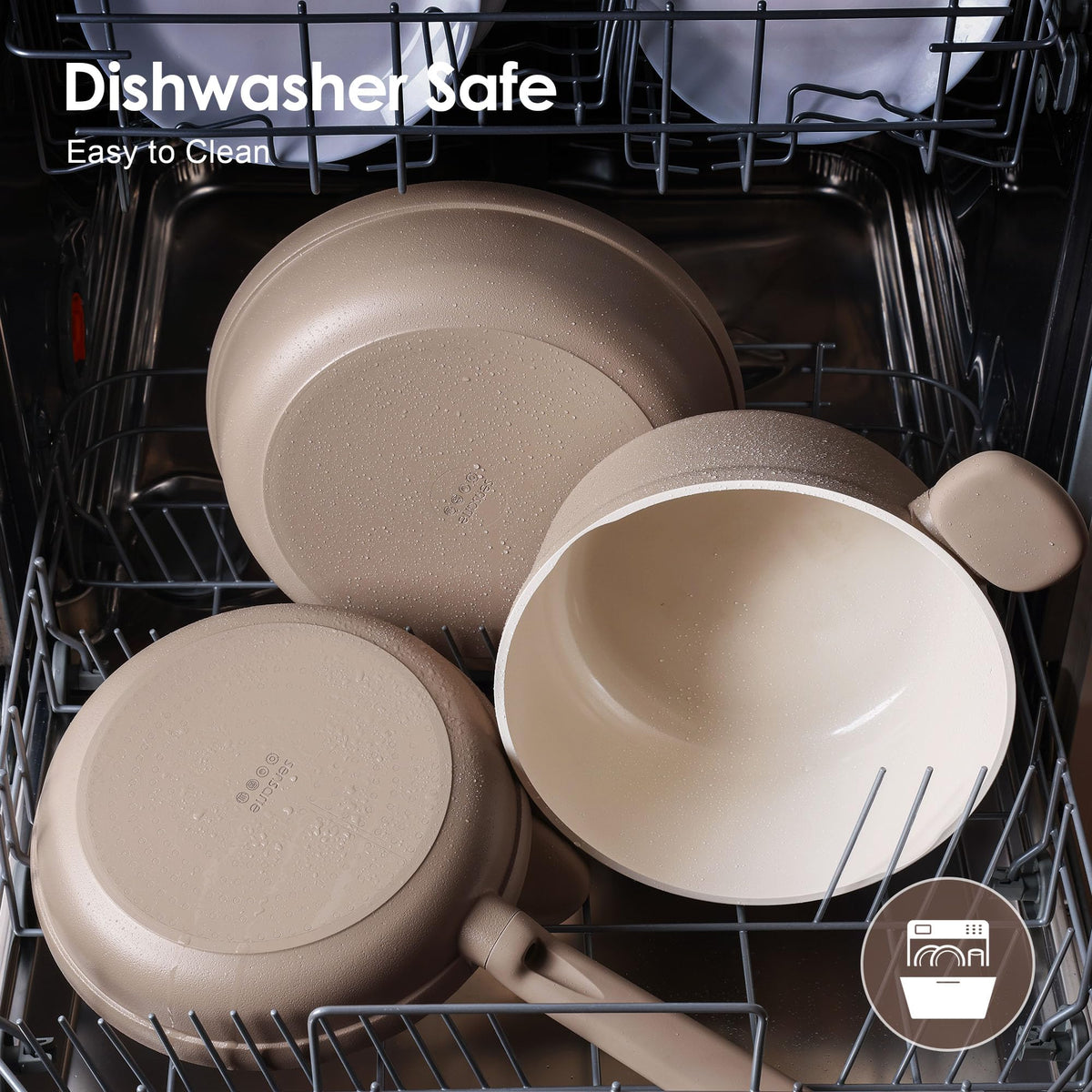 SENSARTE dishwasher-safe-cleanup image suggests quick, easy washing after meals.
