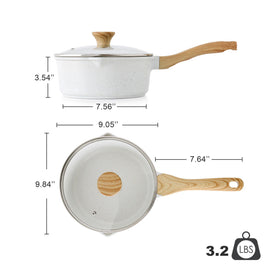SENSARTE double-spout pour edge supports both-handed pouring.