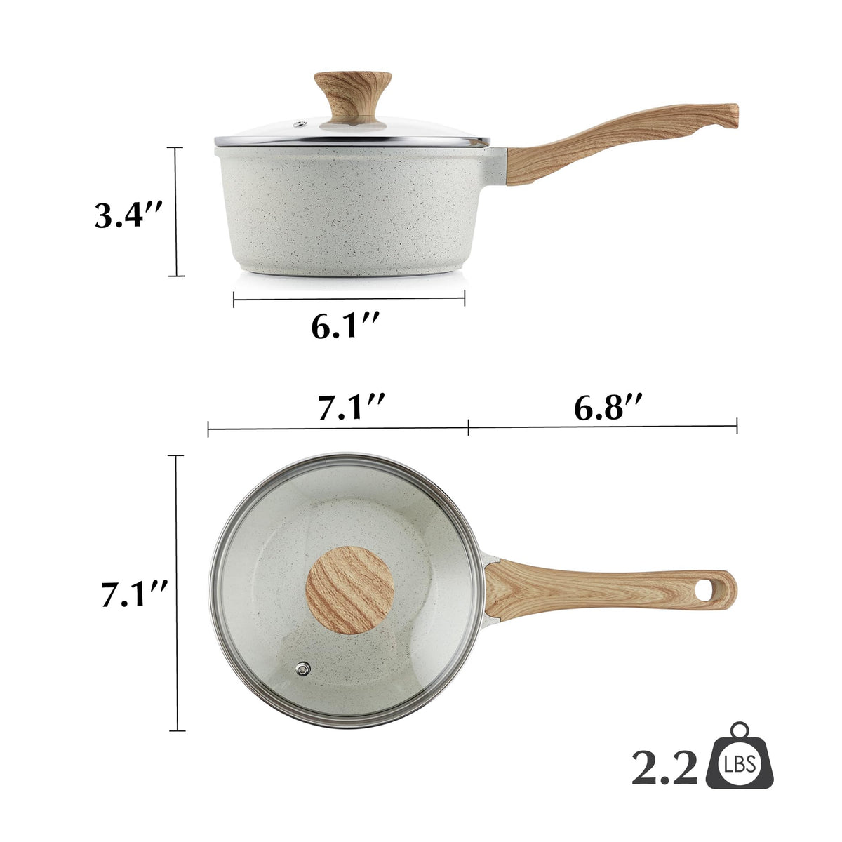 SENSARTE easy-clean design saves time after cooking.