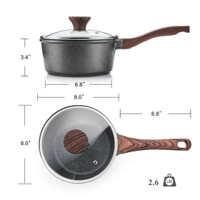 SENSARTE easy-clean nonstick interior helps daily meals stay tidy.