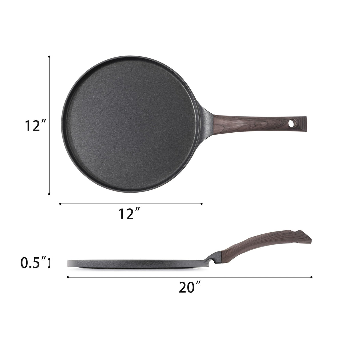 SENSARTE easy-clean nonstick surface cleans quickly after meals