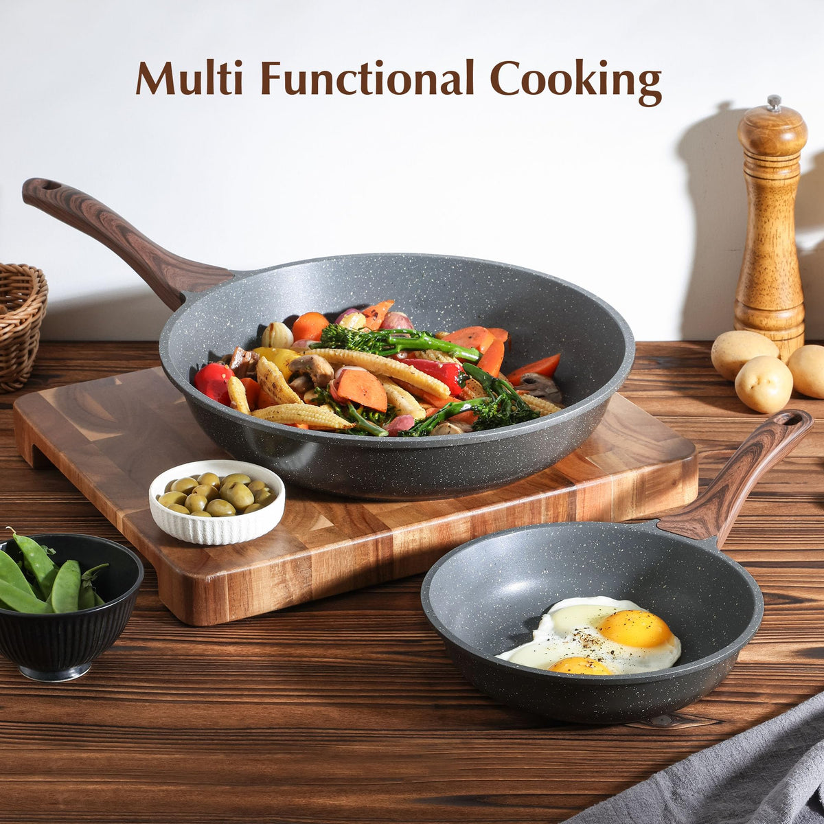 SENSARTE easy-clean one-piece design highlights quick wipe-down after cooking