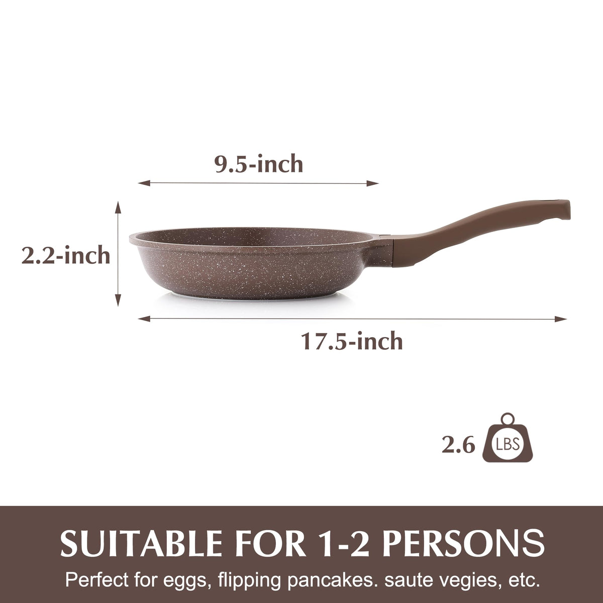 SENSARTE eco-friendly recycled aluminum reduces environmental impact in cooking.